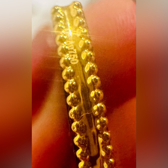 New XL 18K Solid Real Gold onyx heart pendant & necklace chain is gold filled - Picture 8 of 8